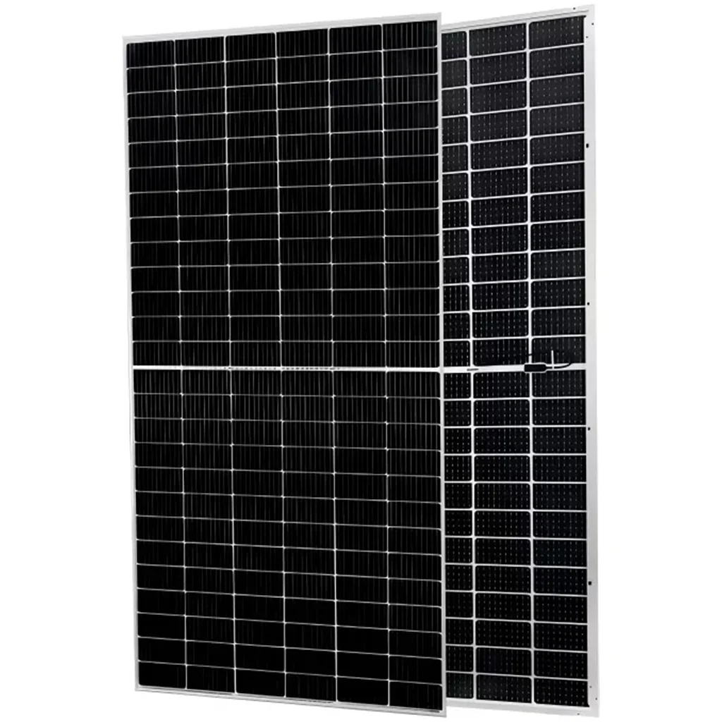 پنل خورشیدی 455 وات دوطرفه مونوکریستال Ycsolar مدل YC 455 PDF 60 M10/2