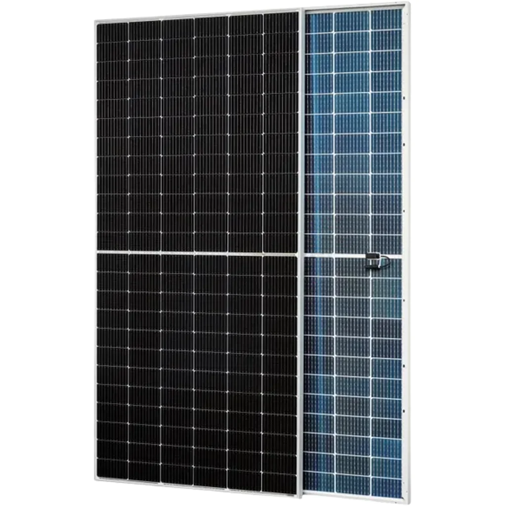 پنل خورشیدی 535 وات دوطرفه مونوکریستال Ycsolar مدل YC 535 PDF 72 M10/2