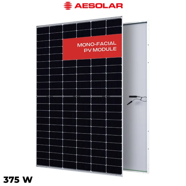 پنل خورشیدی 375 وات مونوکریستال AE SOLAR