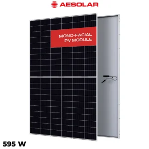 پنل خورشیدی 595 وات مونوکریستال AE SOLAR
