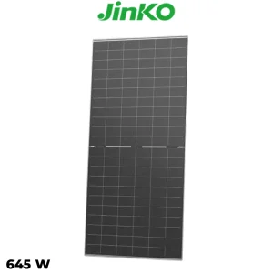 پنل خورشیدی 645 وات دوطرفه مونوکریستال JINKO
