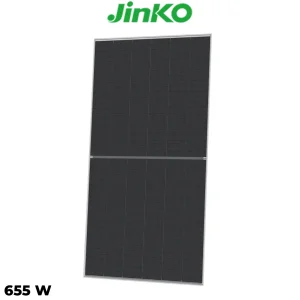 پنل خورشیدی 655 وات دوطرفه مونوکریستال JINKO