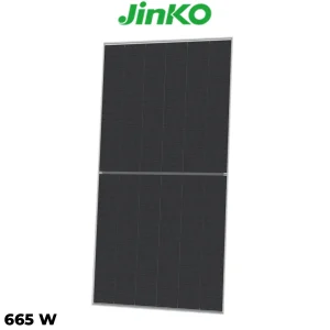 پنل خورشیدی 665 وات دوطرفه مونوکریستال JINKO