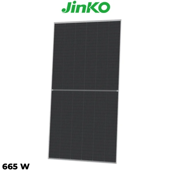 پنل خورشیدی 665 وات دوطرفه مونوکریستال JINKO