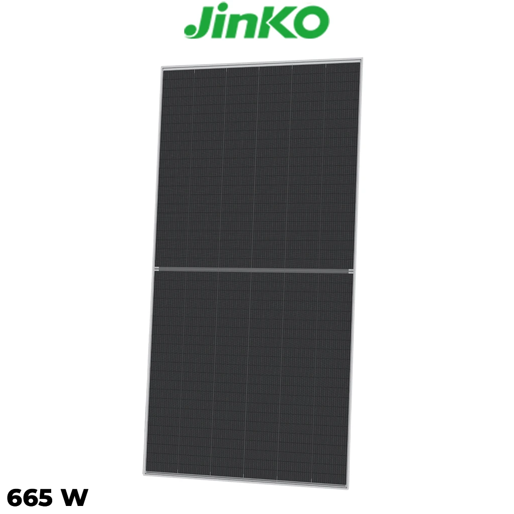 پنل خورشیدی 665 وات دوطرفه مونوکریستال JINKO