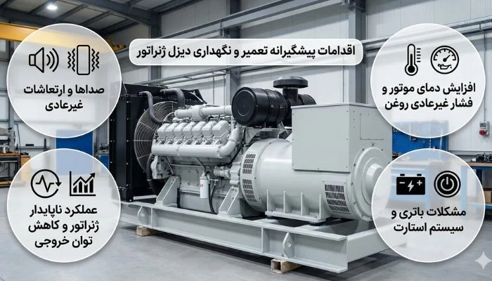 تعمیر و نگهداری دیزل ژنراتور