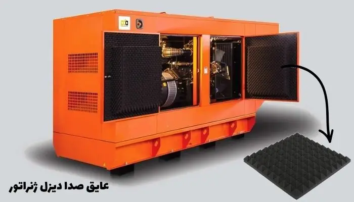 عایق صدا دیزل ژنراتور
