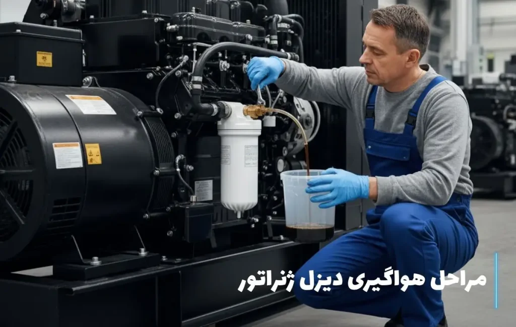 هواگیری دیزل ژنراتور