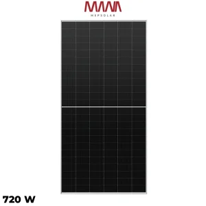پنل خورشیدی 720 وات دوطرفه مونوکریستال MANA ENERGY SOLAR
