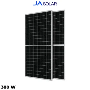 پنل خورشیدی 380 وات دوطرفه مونوکریستال JA SOLAR