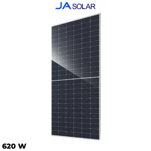 پنل خورشیدی 620 وات دوطرفه مونوکریستال JA SOLAR