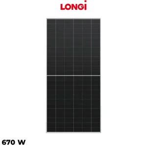 پنل خورشیدی 670 وات مونوکریستال LONGI SOLAR