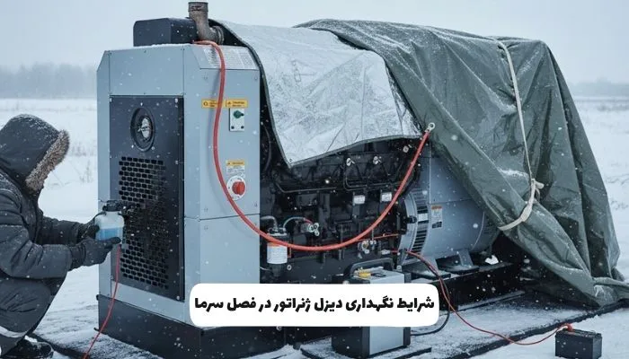 شرایط نگهداری دیزل ژنراتور در فصل سرما