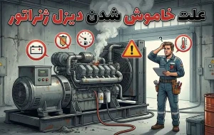 ۱۰علت خاموش شدن دیزل ژنراتور