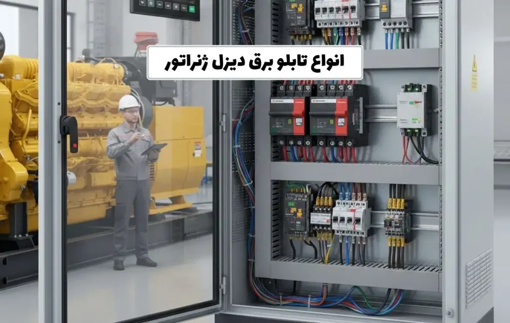 انواع تابلو برق دیزل ژنراتور و کاربرد آن در سیستم برق اضطراری