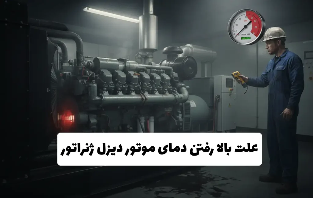 علت داغ شدن موتور دیزل ژنراتور