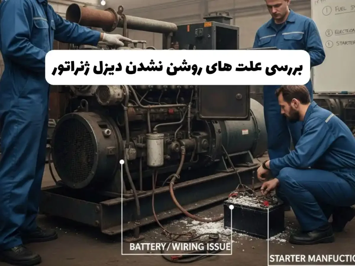علت روشن نشدن دیزل ژنراتور چیست؟