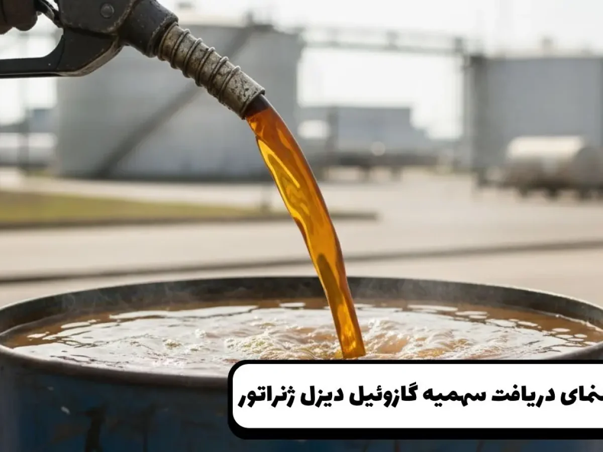 دریافت سهمیه گازوئیل دیزل ژنراتور