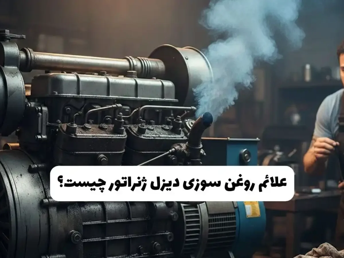 علت روغن سوزی دیزل ژنراتور و راهکارهای پیشگیری و رفع آن